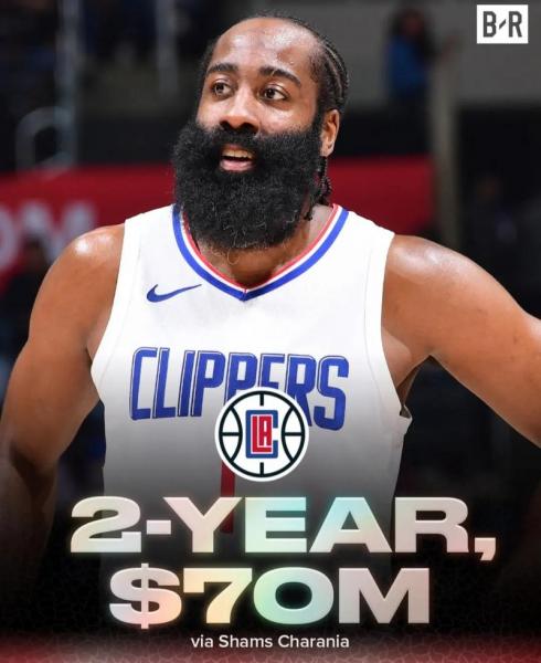 詹姆斯·哈登，NBA薪水王，他的钱袋比他的得分还要“爆炸”