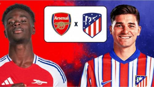 半决赛对阵，阿森纳队史3次与马竞交锋，双方各自1胜1平1负