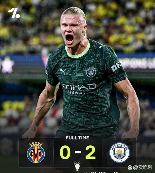 哈兰德英超对枪手进6球，两队间比赛仅阿圭罗和德布劳内更多